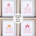 Little Princess Bathroom Art Print, One 8x10, Unframed
