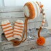 Stripped Legwarmers and Hat Set - Newborn Sets - Photo Prop Knit Sets - Newborn Leggings and Hat Set - Winter Baby Sets - Choose any color