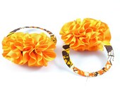 Carry on ruffle earrings by Velvet and Rose