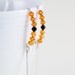 Long Orange Crystal Earrings Swarovski Summer Jewelry