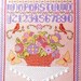 Barbara Sestok HERITAGE SAMPLER Flowers Floral Basket - Counted Cross Stitch Pattern Chart