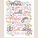 11x14-in Ruth Scripture Quote Illustration Print.