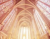 Sainte Chapelle. Art Print. Paris Photo. Île de la Cité. Fine Art Photography. Home Décor. Wall Art. Romantic. Wanderlust. Size A4
