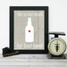 Digital Art Print Life is too Short for Bad Beer Digital Art Print - Brew Gray Typographic Digital Art