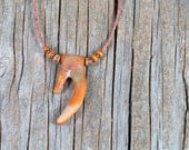 Antler Jewelry Bohemian Boho Accessories Lampwork Glass Handmade Beads Woodland Southwest Tribal