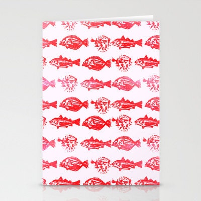 Cosmic Fish Stationery Cards- Set of 3