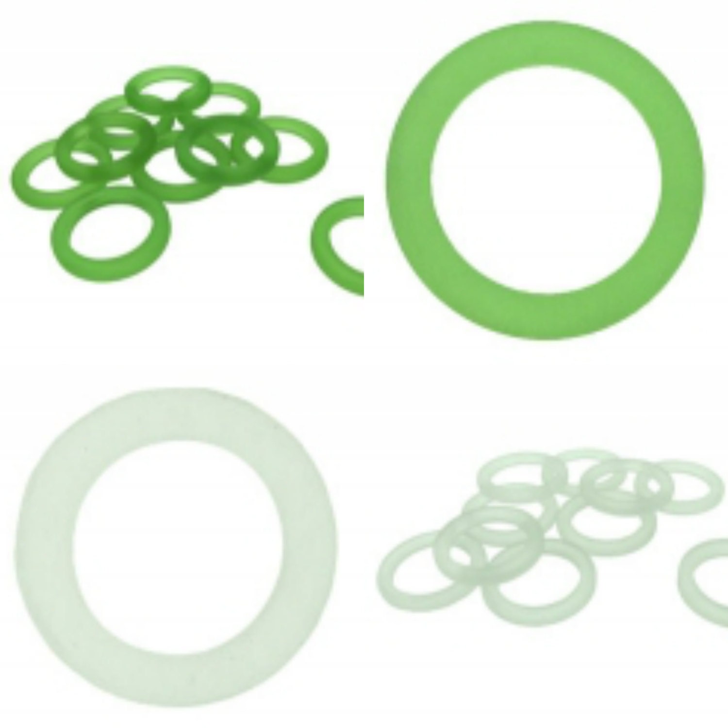 Recycled Glass Circle Ring - 23mm or 27mm Glass Ring - Eco Friendly - Recycled Sea Glass & Other Glass