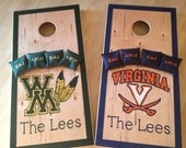 EXCLUSIVE Customized Wedding Cornhole Board Set with Embroidered Bags for Your Reception -  Designed to Your Specs
