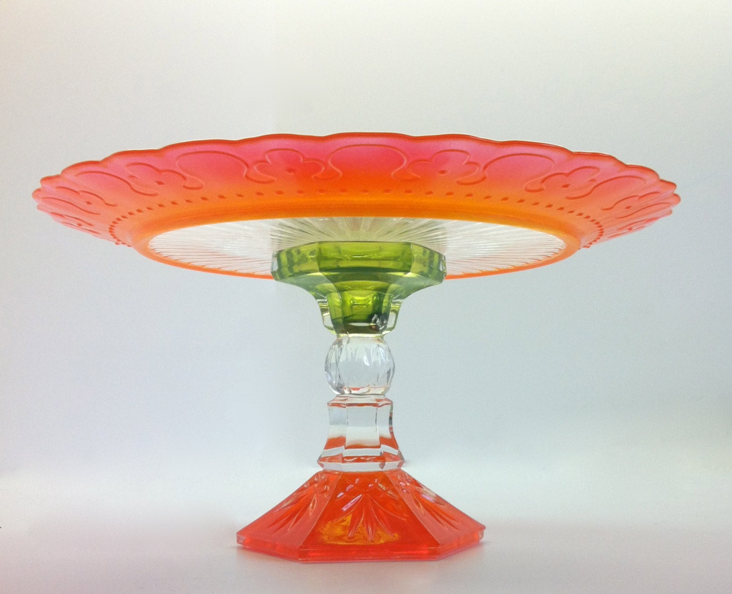 Lora This is Your Listing Cake Stand Painted Your Way