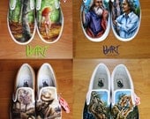 Custom painted shoes