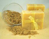 Lemongrass Brown Sugar Handcrafted Body Soap Bar. Vegan Friendly and Non-Gmo.