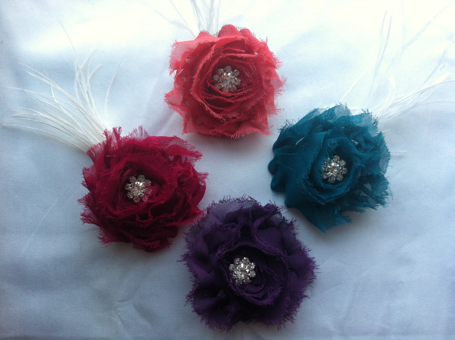 Hair clip - flower hair clip, pick two