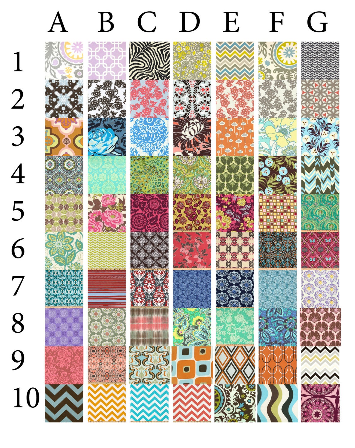 Pick your fabric -  medium boxy cosmetic bag