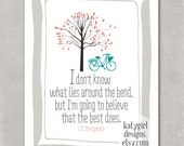 The Bend - 8x10 Print - Anne of Green Gables Quote