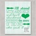 I'll Stand 8x10 Print