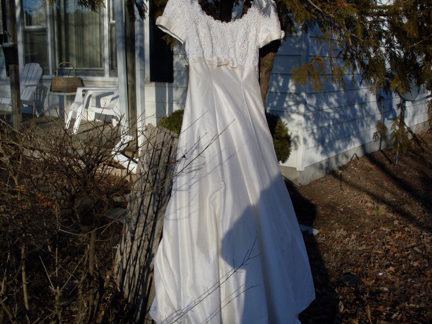Vintage wedding dress mori lee shabby chic gypsy love