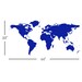 Wall Decal 44"W World Map Wall Vinyl Decal Sticker