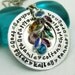 Birthstone Necklace - Personalized Grandmother Necklace - Hand Stamped Jewelry - Personalized Necklace - Large Family Necklace Mom (105)