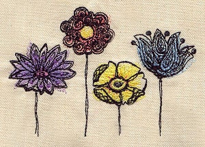 Spring Flower Kitchen towels