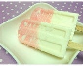 Popsicle soap- Strawberry Vanilla Popsicle Goat Milk Soap- Goat Milk Soap