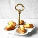 RESERVED RESERVED   french vintage platter for littles cakes - french Madeleines