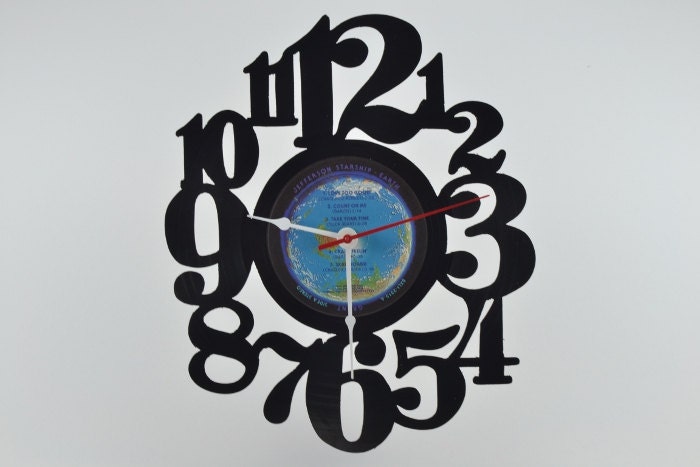 Vinyl Record Album Wall Clock (artist is Jefferson Starship)