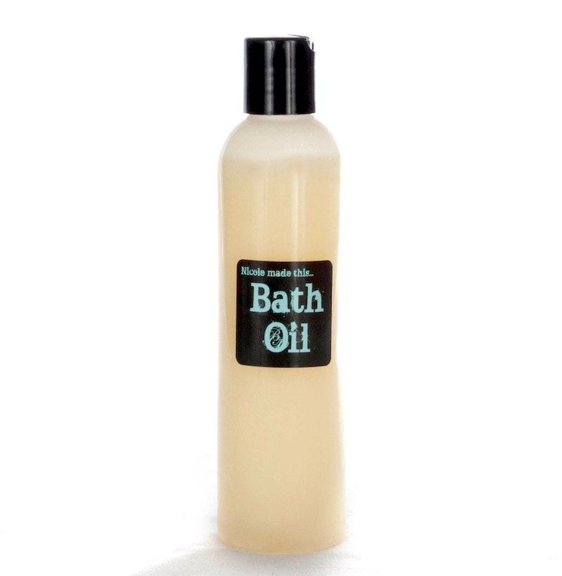 8 oz Squeeze Bottle of Natural Creamy Whipped Bath Oil - Blended Fresh To Order For You