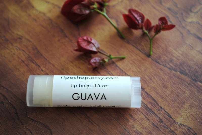 Guava Lip Balm - Cocoa Butter, Shea Butter, Beeswax