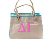 Monogrammed Delta Gammma Tote