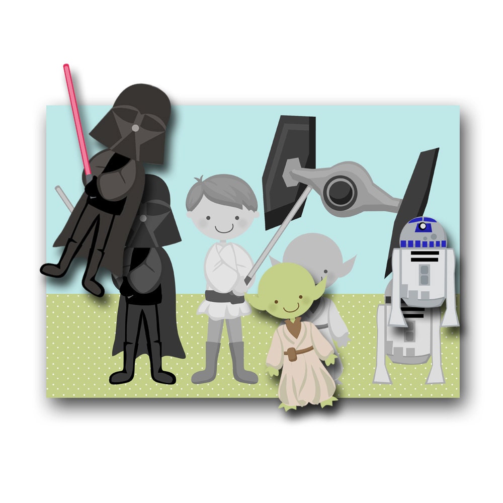 Game Pack - Star Wars Build-A-Scene - Instant Download - Customisable Game Il_170x135