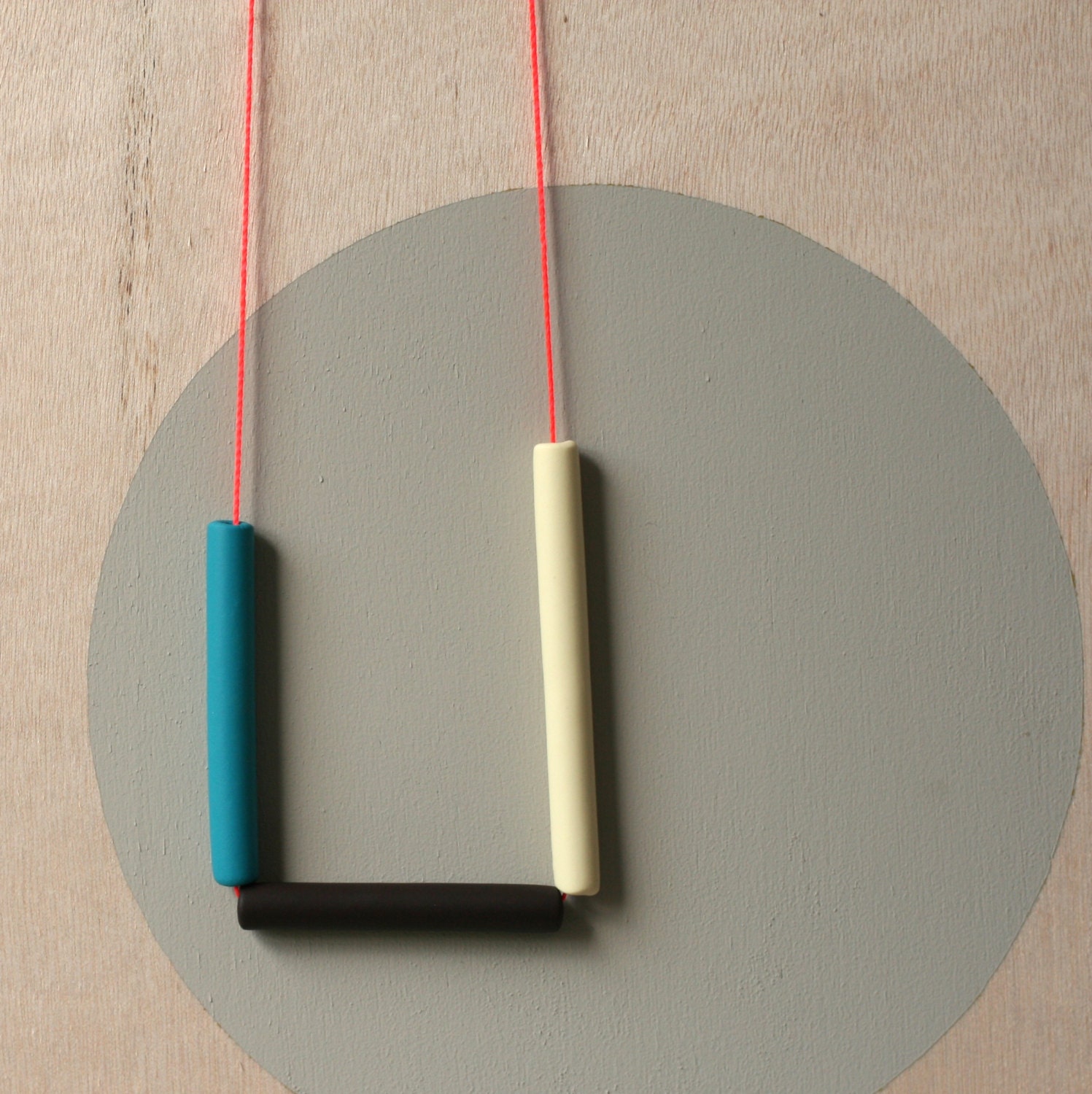 not quite cylinder beads make a necklace