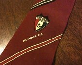 Men's Tie - VINTAGE - Kuwait Football Association - Al-Azraq