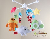 RESERVED - Baby Crib Mobile - Baby Mobile - Dr. Seuss Mobile - Cat in the Hat, Green Eggs and Ham, Lorax, Horton