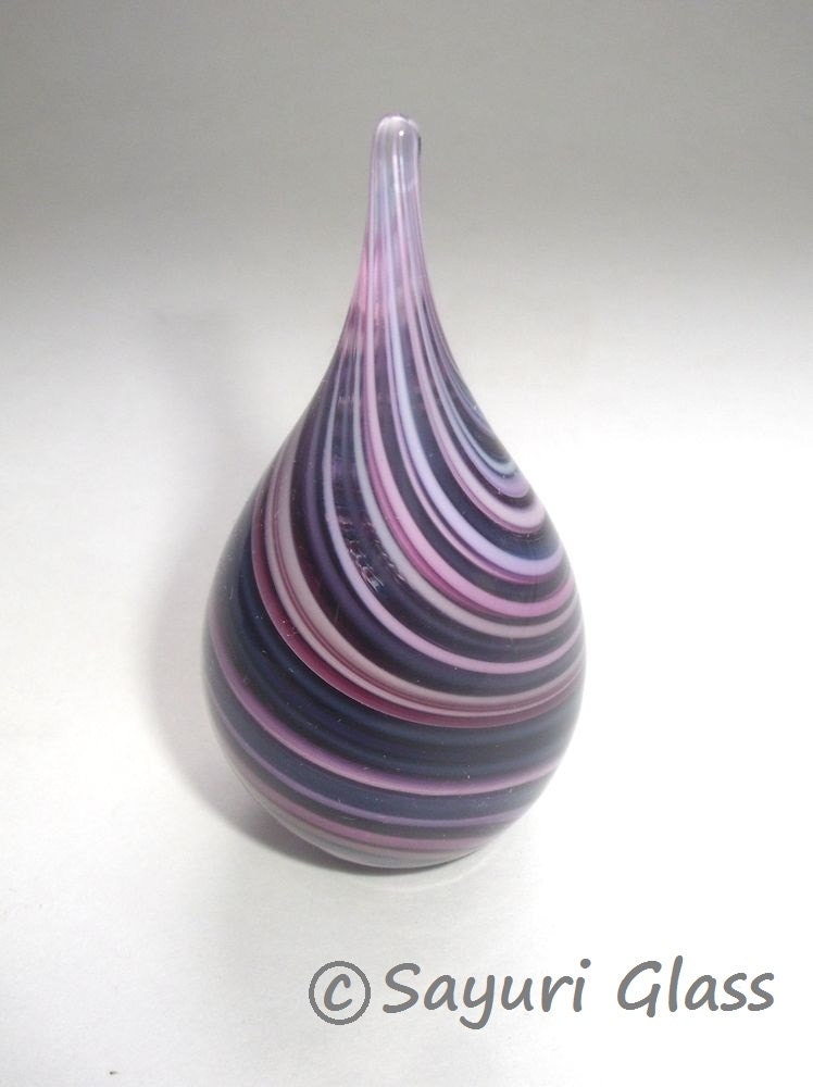 Paperweight / Ring Holder - Pink Purple Swirl :  Disaster Relief