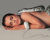 Nastassja Kinski and the Serpent 1981, By Richard Avedon. SIGNED, Highly Collectible & Very Rare.