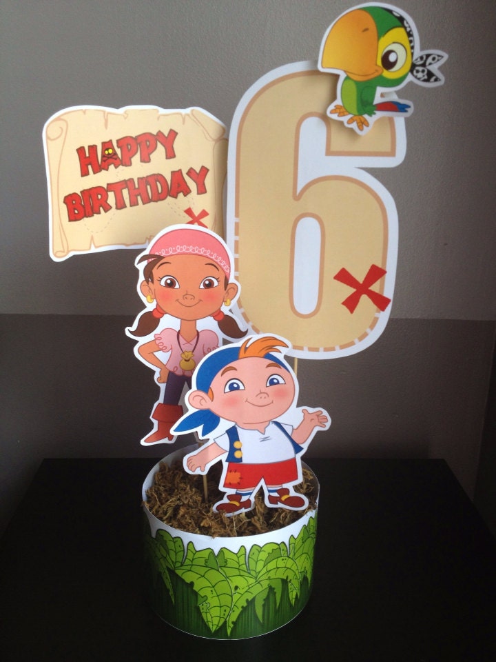 Jake and the Neverland Pirates Printable Centerpiece