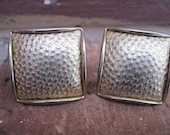 Vintage Large STAR Cufflinks. Wedding, Men's, Groomsmen Gift, Dad. 1960s. Custom Orders Welcome. Gold Tone.