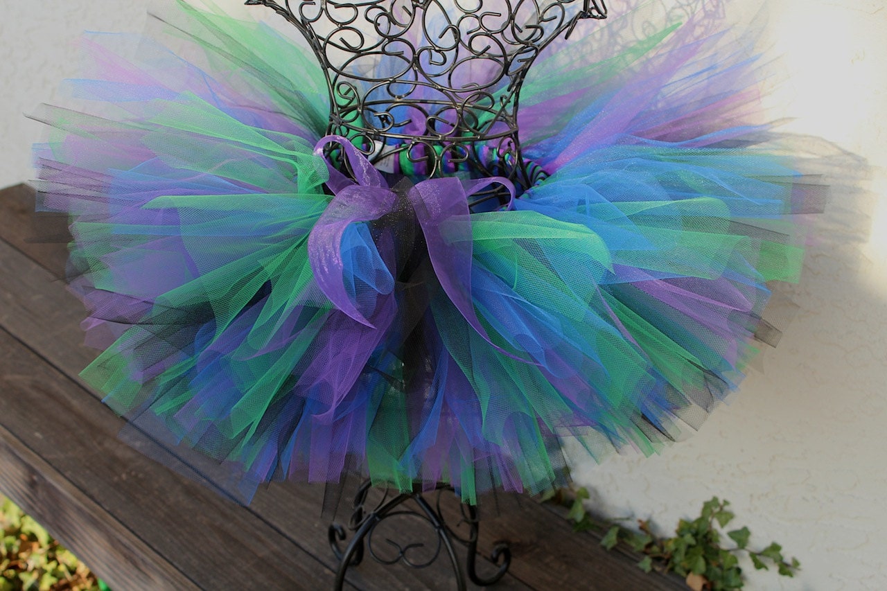 Child Tutu, Baby Tutu, Girl Tutu, Masquerade Party Fairy Princess Tutu, 9 Months to 2T