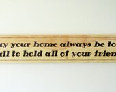 Irish Blessing Sign - Wood Pyrography - Wall Art