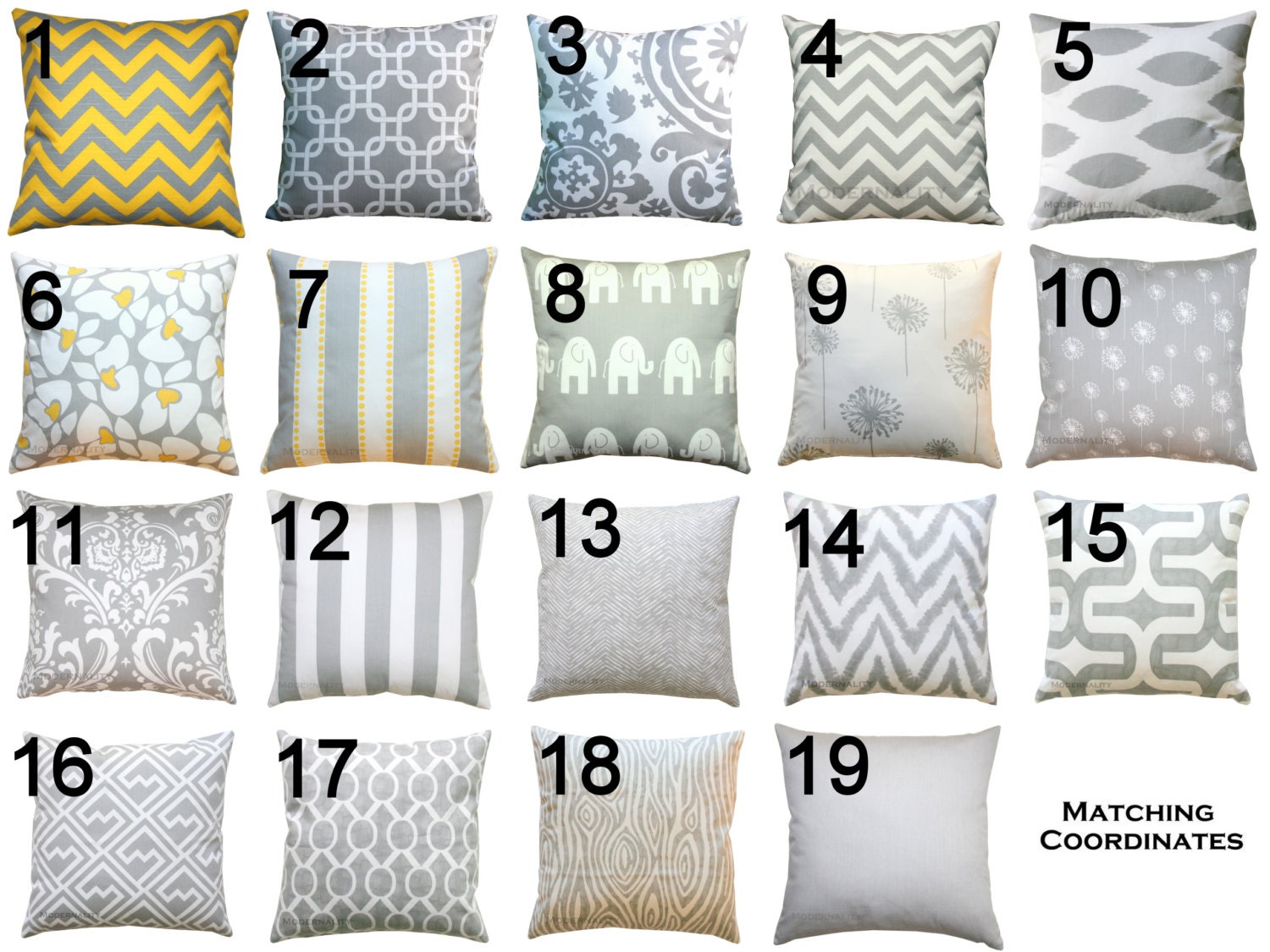 Premier Prints Storm Grey Lumbar Pillow Cover- 12x16 or 12x18 inches- Hidden Zipper Closure- You Choose