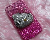 Pink Gradient 3D Hello Kitty iPhone 4 Case Cover