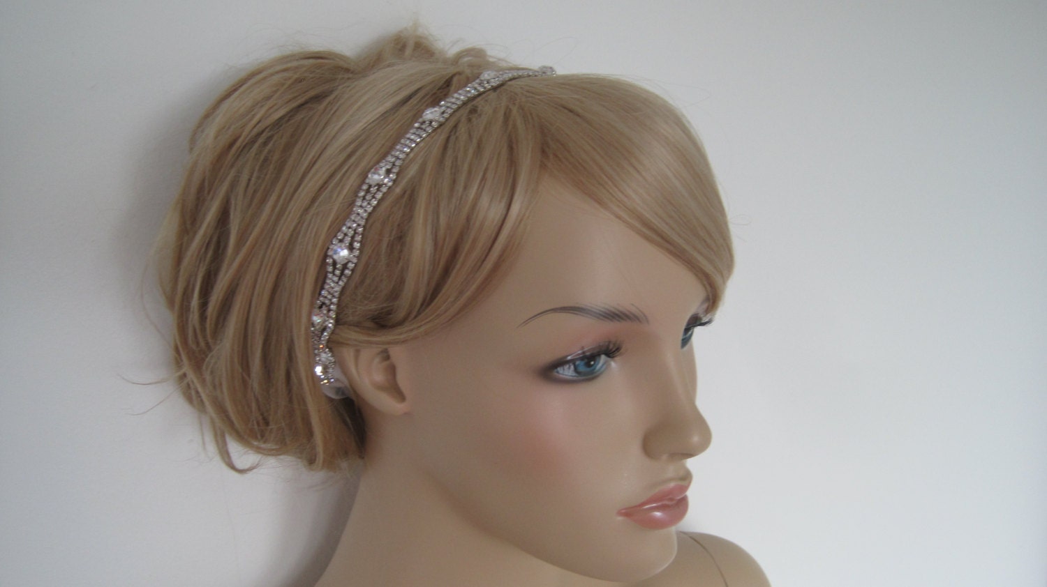 Boho wedding headband,beaded wedding headband,bridal headband,wedding headband