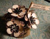 Paper florist -  Container floral bouquets - Special occasion - Gifts - Pick your message -  Delivered FREE within continental U.S.