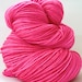 Hand Dyed Yarn - Superwash Merino, Classic Sock Yarn in Lipgloss - Preorder.