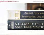 50% Off Sale Book Collection Ecclesiastical Black & Grey Old Book Set