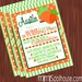 Carrot Day Invitation- Printable Carrot Birthday Invitation-Easter Birthday Invitation PDF/JPEG