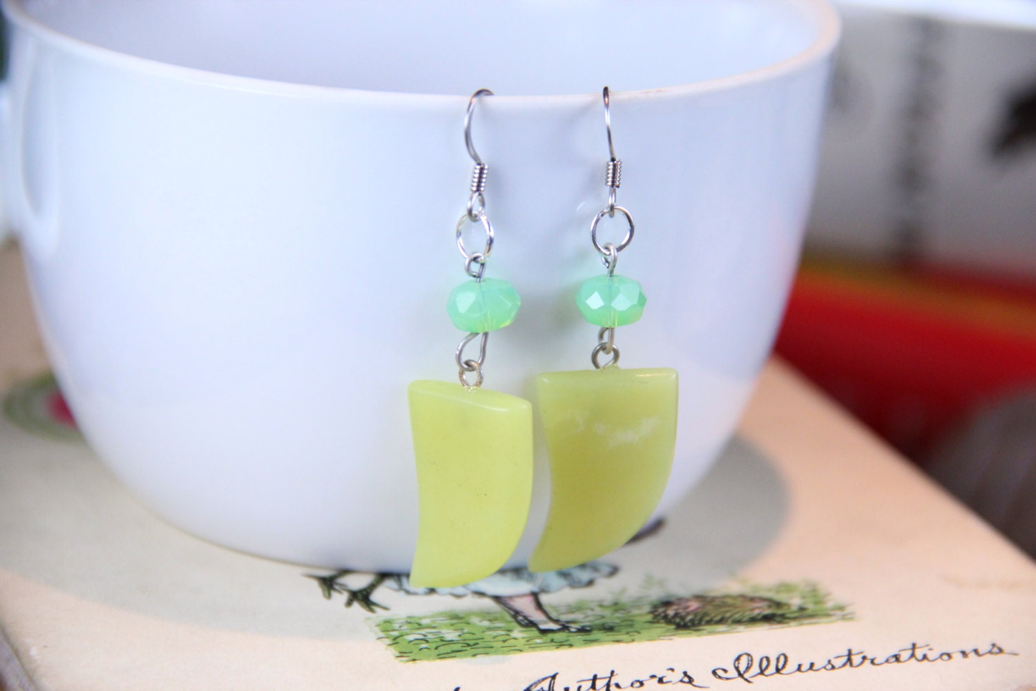 Horn of Spring Geologist Science Geek Girl Earrings