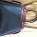 Vintage Brahmin Black and Brown Crocodile Leather Tote/Crossbody Handbag - Free Shipping US