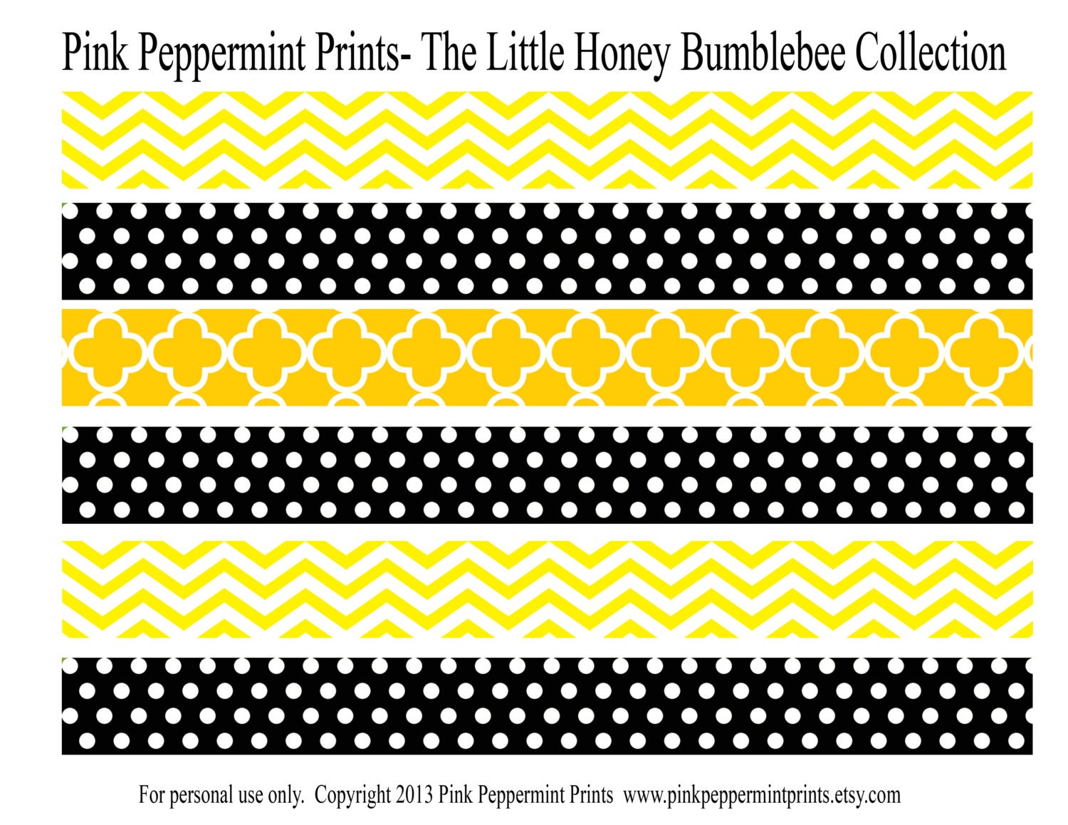 NEW INSTANT DOWNLOAD Printable Party Food and Straw Flags- The Little Honey Happy Birthday/Baby Shower Collection