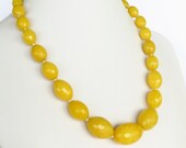 Yellow Bridesmaid Necklace & Earrings Set Yellow Jade Bridesmaid Jewelry - Yellow Bridal- MANY COLORS AVAILABLE